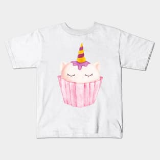 Unicorn cupcake Kids T-Shirt